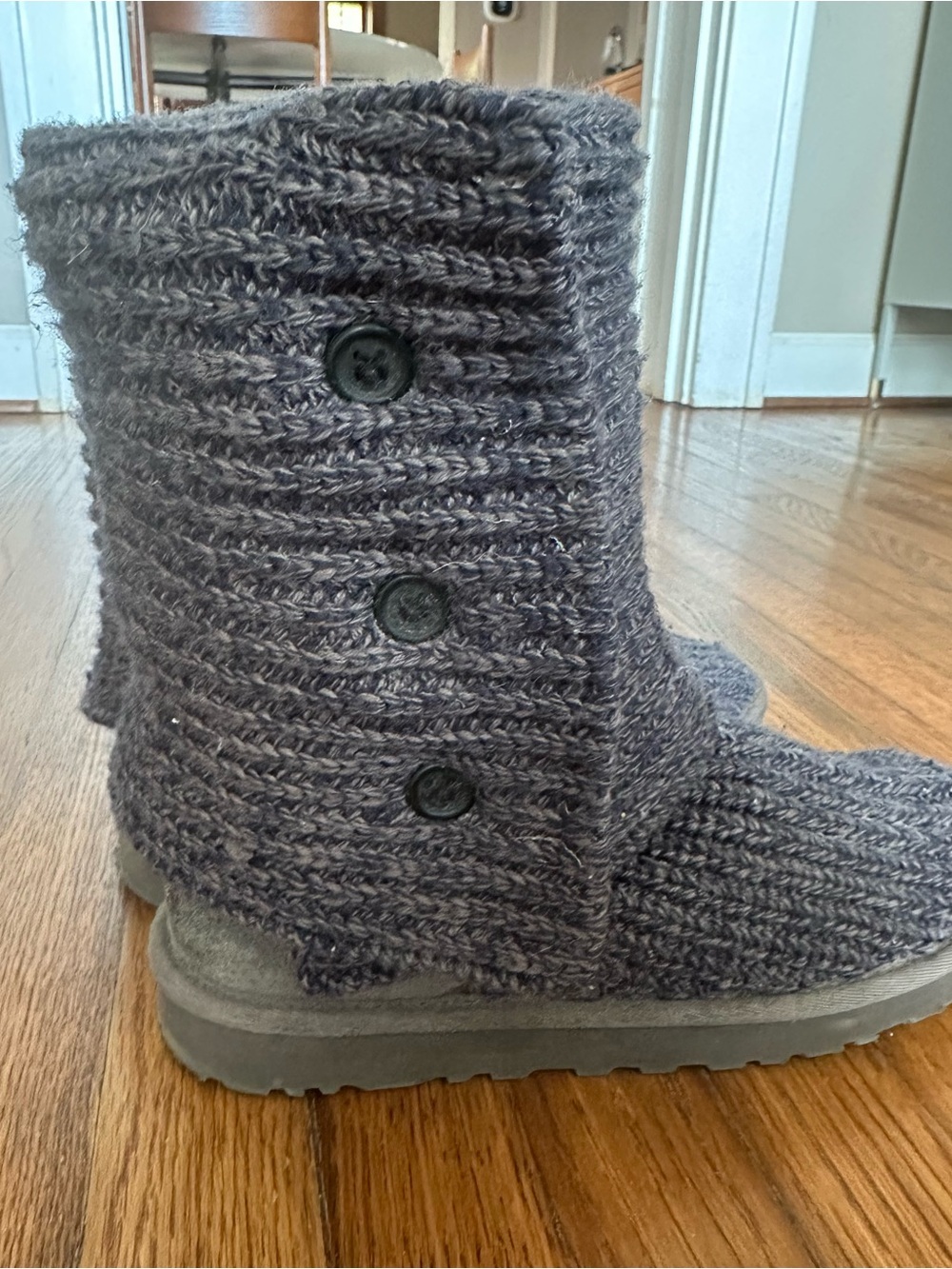 UGG Classic Cardy Charcoal Gray Boots - Women’s 7 (US) - Picture 8 of 15